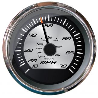 Faria Platinum 4" Speedometer - 70 MPH (Pitot)