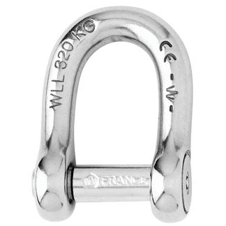 Wichard Self-Locking Allen Head Pin D Shackle - 10mm Diameter - 13/32"