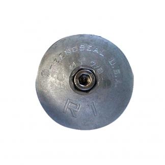 Tecnoseal R1AL Rudder Anode - Aluminum - 1-7/8" Diameter