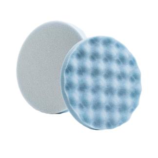 Lake Country Blue Waffle Pro Finessing Foam Pad 8" x 1 1/2" (2PK)