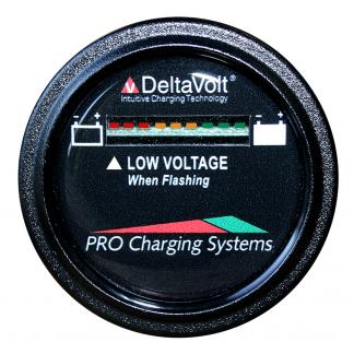 Dual Pro Battery Fuel Gauge - DeltaView® Link Compatible - 72V System (6-12V Batteries, 12-6V Batteries, 9-8V Batteries)