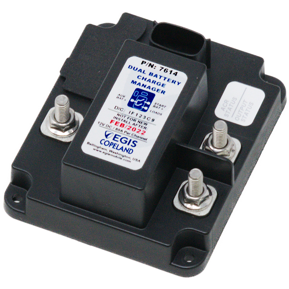 Egis Dual Battery Charge Manager - 12V Egis Dual Battery Charge Manager - 12V