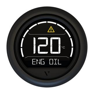 Veratron VL Digital 52 w/Round Black Bezel