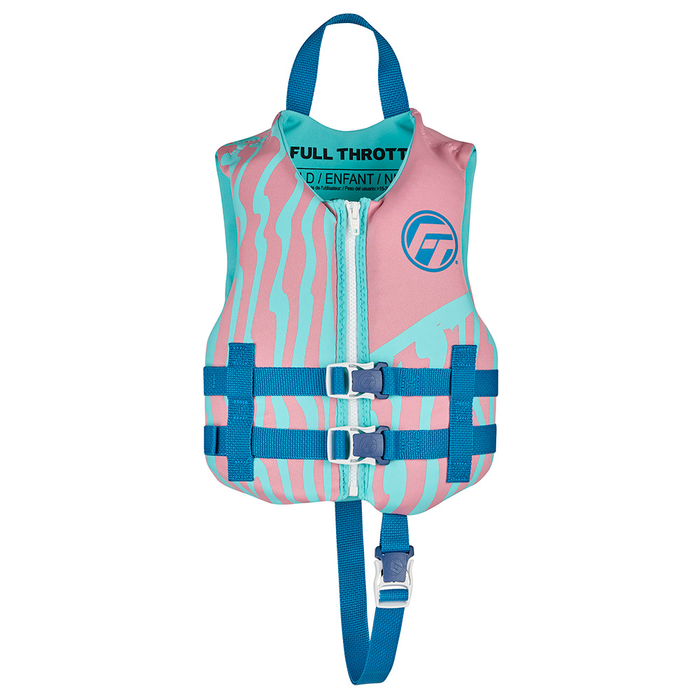 Full Throttle Child Rapid Dry Life Jacket - Pink Full Throttle Child Rapid Dry Life Jacket - Pink