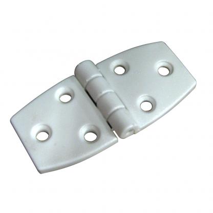 Whitecap Door Hinge - White Nylon - 1-1/2" x 3"