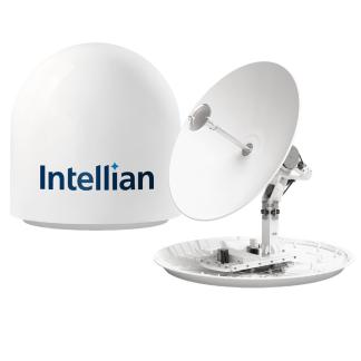 Intellian s100N 1M HD Satellite TV Antenna In v100NX/t100N Matching Dome - Includes Multi-Switch Module