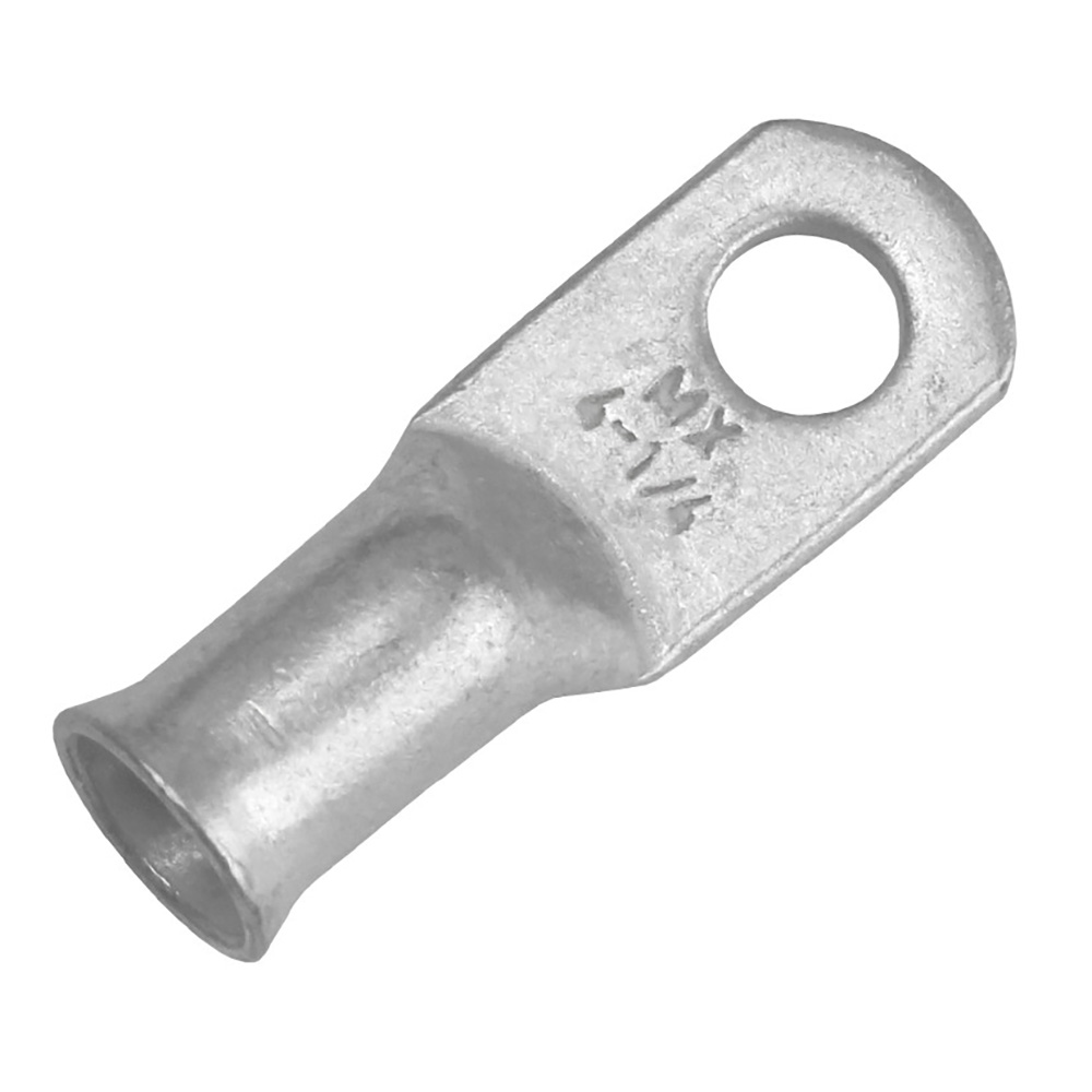 Pacer Tinned Lug 4 AWG - 1/4" Stud Size - 2 Pack Pacer Tinned Lug 4 AWG - 1/4" Stud Size - 2 Pack