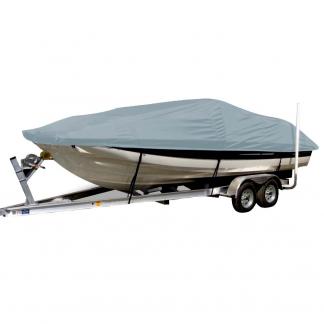 Carver Sun-DURA® Styled-to-Fit Boat Cover f/22.5' Sterndrive Deck Boats w/Low Rails - Grey