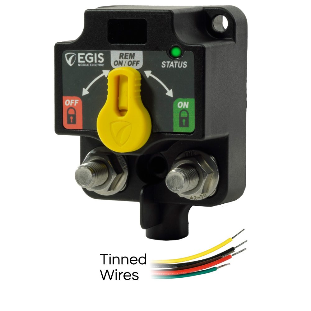 Egis XD Flex 2 Single - Relay w/Knob - Tinned Wires Egis XD Flex 2 Single - Relay w/Knob - Tinned Wires