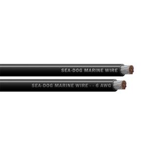 Sea-Dog 6 AWG Black Battery Cable - 250'