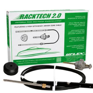 Uflex Racktech™ - 2.0 High Efficiency Rack & Pinion System Kit - 18' Cable