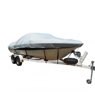 Carver Flex-Fit™ PRO Polyester Size 5 Boat Cover f/V-Hull Runabouts I/O or O/B - Grey