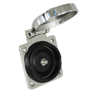 Marinco Stainless Steel Cable TV & Internet Easy Lock Inlet