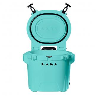 LAKA Coolers 30 Qt Cooler w/Telescoping Handle & Wheels - Seafoam