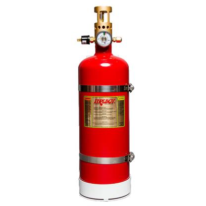 Fireboy-Xintex Automatic Vertical Fire Extinguisher w/Heavy Duty Bracket - 175 Cubic Feet Volume Protected