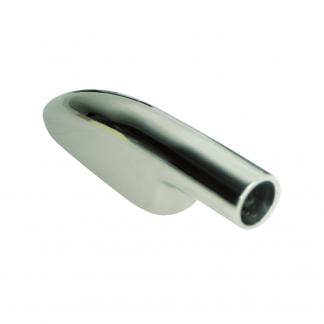 Whitecap End-Bottom Mounted 90° - 316 Stainless Steel - 7/8" Tube O.D