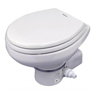 Dometic MasterFlush 7160 White Electric Macerating Toilet w/Orbit Base - 24V - Raw Water