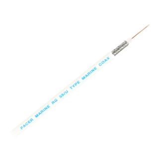 Pacer RG59UW Coax Cable - White - 150'