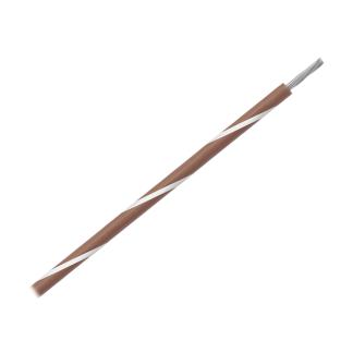 Pacer 16 AWG Striped Marine Wire 1000' Spool - Brown w/White Stripe