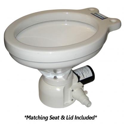 Raritan Sea Era Toilet - Household Style - Remote Intake Pump - Straight & 90° Discharge - Smart Toilet Control - 12v