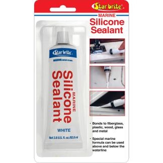 Star brite Marine Silicone Sealant - White - 2.8 oz