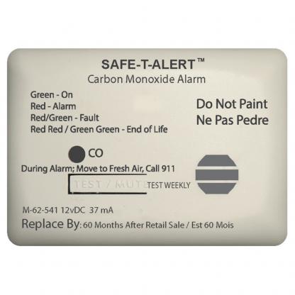 Safe-T-Alert 62 Series Carbon Monoxide Alarm - 12V - 62-541-Marine Surface Mount - White