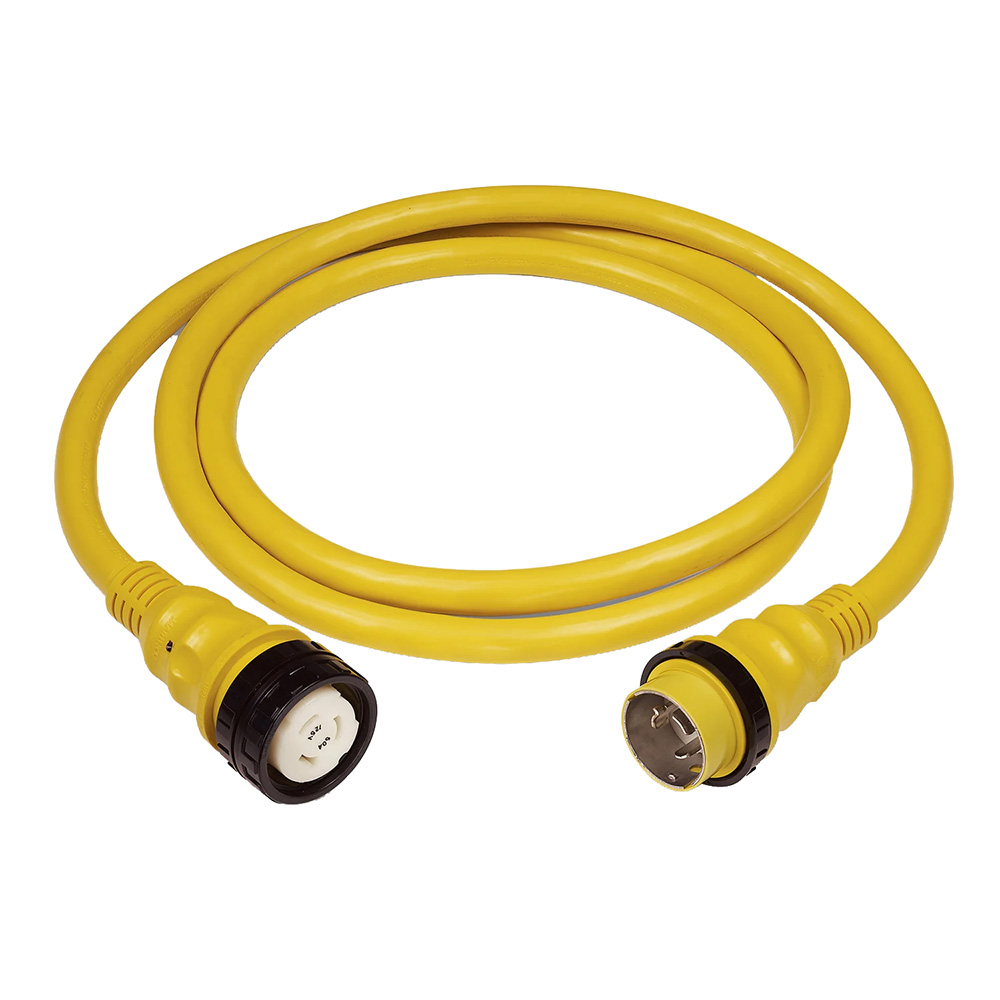 Marinco PowerCord Plus Cordset - 50AMP - 125/250V - 75' - Yellow Marinco PowerCord Plus Cordset - 50AMP - 125/250V - 75' - Yellow