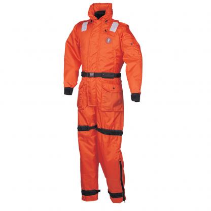 Mustang Deluxe Anti-Exposure Coverall & Work Suit - Orange - Medium