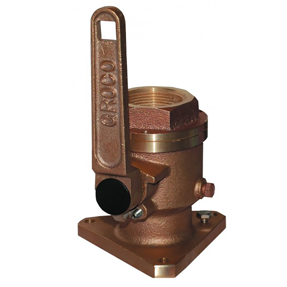 GROCO 4" Bronze Flanged Seacock GROCO 4" Bronze Flanged Seacock