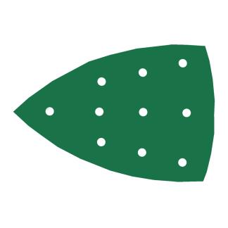RUPES PROCUT Film Delta Abrasive Sheet 100mm x150mm (4" x 6") - 10 Holes - P220 Grit *Box of 100pcs