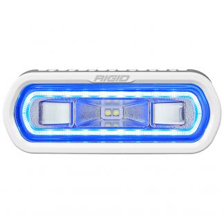 RIGID Industries SR-L Series Marine Spreader Light - White Surface Mount - White Light w/Blue Halo