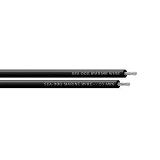 Sea-Dog 16 AWG Black Primary Wire - 25'