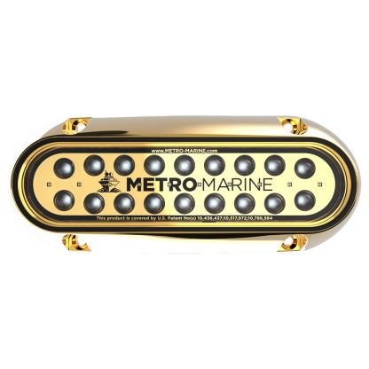 Metro Marine High-Output Elongated Underwater Light w/Intelligent Monochromatic LED's - Green, 45° Beam