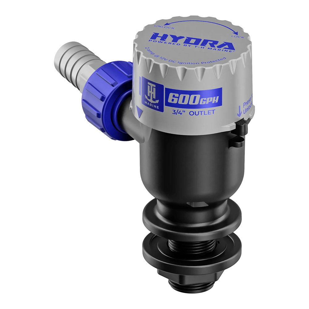 T-H Marine HYDRA™ Livewell Pump - 600 GPH - 12V - Short Nozzle T-H Marine HYDRA™ Livewell Pump - 600 GPH - 12V - Short Nozzle