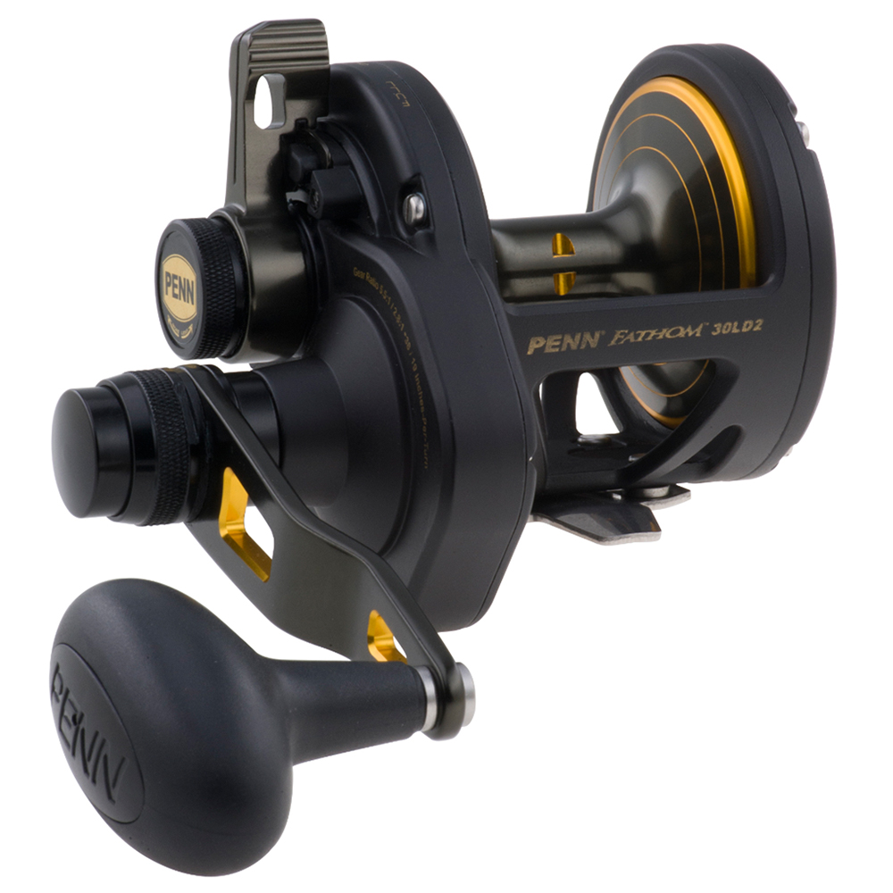 PENN FTH30LD2 Fathom® Lever Drag 2 Speed Conventional Reel PENN FTH30LD2 Fathom® Lever Drag 2 Speed Conventional Reel