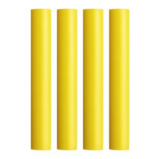 Pacer Battery Cable Heat Shrink Tubing - 3/4" x 12" - Yellow (4-Pieces)