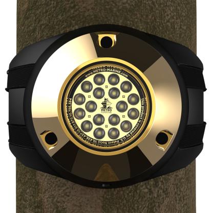 Metro Marine High-Output Piling Mount Underwater Light w/Intelligent Monochromatic LED's - White, 90° Beam