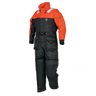 Mustang Deluxe Anti-Exposure Coverall & Work Suit - Orange/Black - Medium