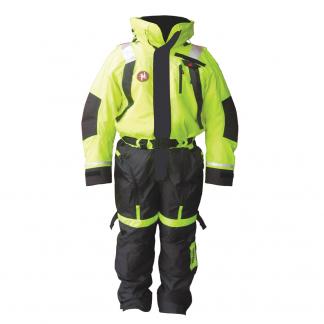 First Watch AS-1100 Flotation Suit - Hi-Vis Yellow - Large