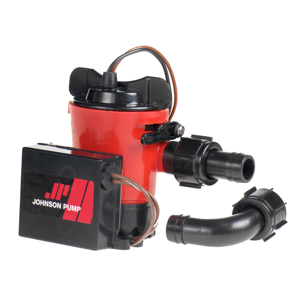 Johnson Pump 500 GPH Auto Bilge Pump 3/4" Hose 12V Dura Port Johnson Pump 500 GPH Auto Bilge Pump 3/4" Hose 12V Dura Port