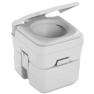 Dometic™ 965 Portable Toilet w/Mounting Brackets- 5 Gallon - Platinum
