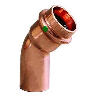 Viega ProPress 3/4" - 45° Copper Elbow - Street/Press Connection - Smart Connect Technology