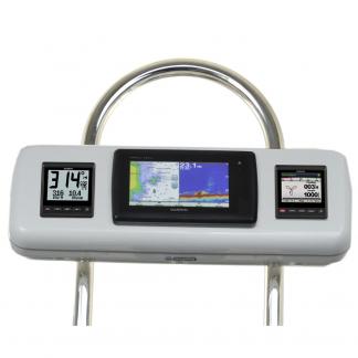 NavPod GP2603 SystemPod Pre-Cut f/Garmin 720/721 / 740/740s / 741/721xs / 70s/70dv & 2 Instruments f/12" Wide Guard