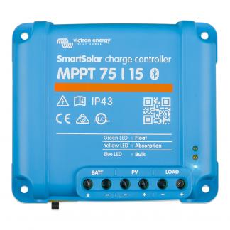 Victron SmartSolar MPPT Solar Charge Controller - 75V - 15Amp - UL Approved