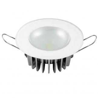 Lumitec Mirage - Flush Mount Down Light - Glass Finish/No Bezel - 2-Color White/Blue Dimming