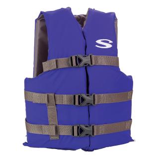 Stearns Adult Life Vest USCG Approved Type III PFD - Blue - Standard Fit