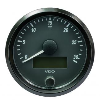 VDO SingleViu 80mm (3-1/8") Speedometer - 30 MPH