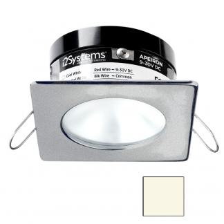 i2Systems Apeiron PRO A503 - 3W Spring Mount Light - Square/Round - Neutral White - Brushed Nickel Finish