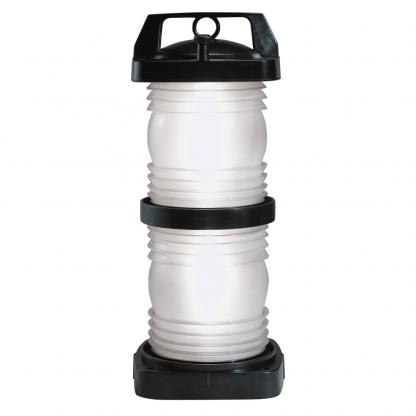 Perko Double Lens Navigation Light - Masthead Light - Black Plastic, White Lens