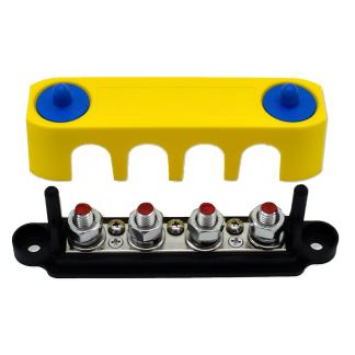 Bluewater Common Stud 4 Gang Positive Terminal Busbar w/Cover